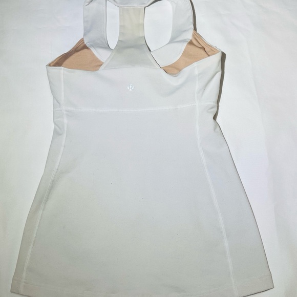 lululemon athletica Tops - lululemon athletica White Racerback Shirt